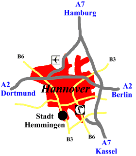 Położenie Hemmingen